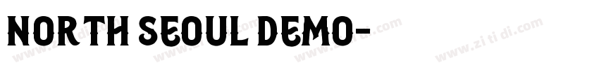 North Seoul Demo字体转换